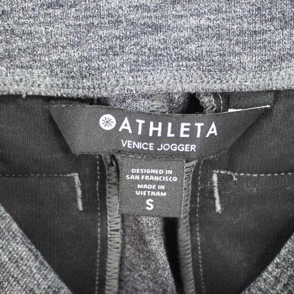 Athleta Venice Jogger Pants Womens Size S Gray High Rise Pull On Pockets 597888 - Picture 5 of 5